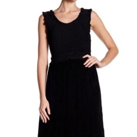 NEW Max Studio Women's Black Velvet Maxi Dress - Picture 2 of 10